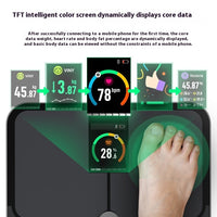Smart Bluetooth VA Color Screen Home Body Fat Scale